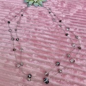 EXPRESS Double Strand Beaded Long Necklace
